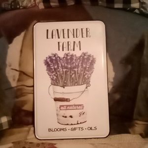 Metal Lavender Farm sign. New